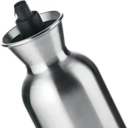 Глечик для олії або оцту Guzzini Kitchen Active Design Perfect Dressing Steel Edition, 330 мл, сріблястий - мініатюра 3