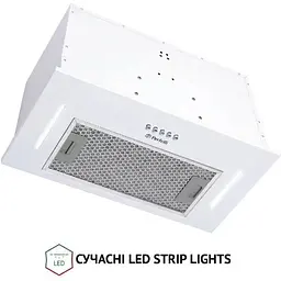 Витяжка вбудована Perfelli BI 5453 WH 850 LED Strip - мініатюра 3