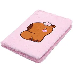 Блокнот А5 ZiBi Capybara 8 Kids Line плюшевий клітинка 80 аркушів (ZB.700022) - мініатюра 6