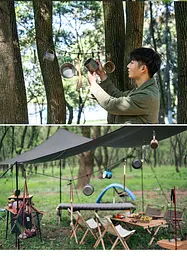 Мотузка Naturehike NH19PJ040, 430 см темно-сіра - мініатюра 6