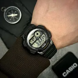 Чоловічий годинник Casio AE-1000W-1A Чорний ( AT1141-0183 ) - мініатюра 4