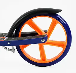 Самокат Best Scooter 88-102х54х12.5 см Чорно-синій 000283574 - мініатюра 4