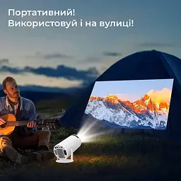 Проектор Magcubic Android 11 HY300 Pro 720P 4K 260ANSI Allwinner H713 180 ° гнучкий портативний проектор BT5.0 Home Cinema Outdoor - мініатюра 9