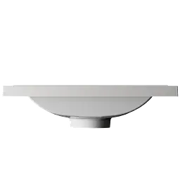 Раковина матова врізна Amidicon Cosmo 60 600x450 з литого каменю Cosmopolite_60_MAT, Білий матовий - мініатюра 5