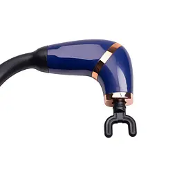 Перкусійний масажер Fascial Gun Massage 4 насадки, синій Huizhou HP-11-11BL - мініатюра 4