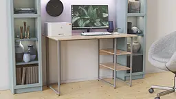 Комп'ютерний стіл Ferrum-decor Кевін 75x120x70 сірий ДСП Дуб Сан-Марино 16мм (FRD-101750) - мініатюра 2