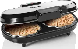 Вафельниця Bestron double heart ADWM730S - мініатюра 2