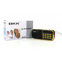 Радіоприймач переносний з FM USB MicroSD радіо на акумуляторі BKK B837 18650 - мініатюра 5
