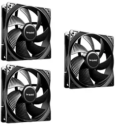 Комплект вентиляторов be quiet! PURE WINGS 3 120mm PWM 3 шт (BL141) - мініатюра 1