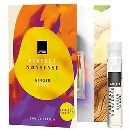 Листівка із пробним зразком парфумерна вода Avon Perfect Nonsense Ginger Blaze 0.6 мл (158511254)