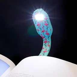 Закладка-ліхтарик Flexilight Rechargeable Класика Фламінго, 14,7х3,6х1,3 см (FLRFL) - мініатюра 4
