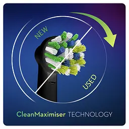 Насадки для електричної зубної щітки Oral-B Cross Action CleanMaximiser Black, 2 шт. - мініатюра 6