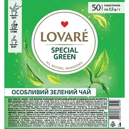 Чай зелений Lovare Lovare Special Green 50 шт