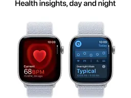 Смарт-годинник Apple Watch Series 10 GPS 46mm Silver Aluminum Case w. Blue Cloud Sport Loop (MWWN3) - мініатюра 4