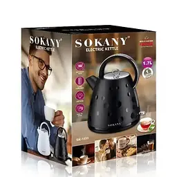 Електрочайник Sokany SK-1033 чорний - мініатюра 10