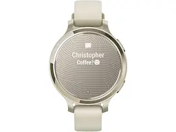 Смарт-годинник Garmin Lily 2 Active Lunar Gold with Bone Silicone Band (010-02891-00) - мініатюра 6