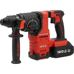 Перфоратор Yato SDS-Plus безщітковий з двома акумуляторами 18 В 4 Аг (YT-827724) 