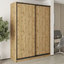Шафа-купе дводверна MebelStar Уні BG 2ДСП 180x60x240 см Дуб тахо (MBS-10487)