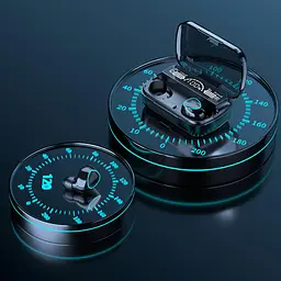 Бездротові навушники Hurry Bolt вкладиші з мікрофоном для Андроїд та IOS TWS WIRELESS (M10) - мініатюра 5