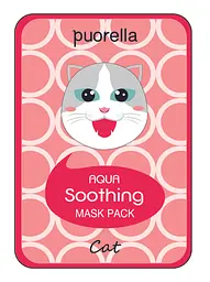 Тканинна маска для обличчя Кішка Puorella animal mask sheet Cat