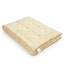 Набір MirSon вовна №9551 Gold Camel Hand Made Wool демі ковдра 200х220 см + 2 подушки білий (2200010806199) - мініатюра 3