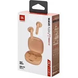 Бездротові навушники JBL Wave Flex бежеві (JBLWFLEXBEG) - мініатюра 4