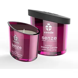 Масажна свічка Senze Ecstatic Massage Candle жасмин/іланг-іланг, 50 мл - мініатюра 3