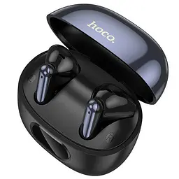 Навушники бездротові Hoco Bluetooth гарнітура TWS EQ18 чорні - мініатюра 2