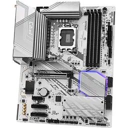 Материнська плата AsRock Z890 PRO RS WIFI WHITE (Z890 PRO RS WIFI WHITE) (Socket 1851, Intel Z890, ATX) - мініатюра 3
