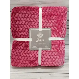 Плед Belizza мікрофібра Kapadokya Bordo 200×220 см pbe0051130