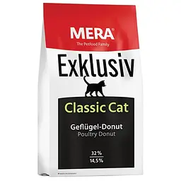 Сухий корм для дорослих котів Mera Exklusiv Classic Cat з птицею 10 кг (75045)