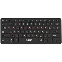 Клавіатура Maxxter KBW-C01B-UA Wireless UA Black (KBW-C01B-UA)