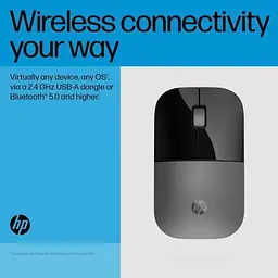 Комп'ютерна мишка HP Z3700 Dual Wireless/Bluetooth Silver (758A9AA) - мініатюра 8