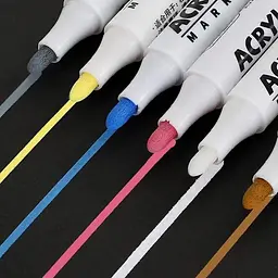 Набір акварельних маркерів 12 шт Water Color Pen 635-12 - мініатюра 6