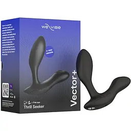 Смарт-вібромасажер простати We-Vibe Vector+ Charcoal Black - мініатюра 7