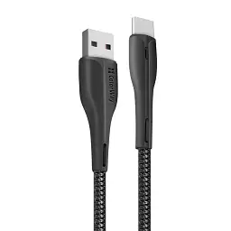 Дата кабель USB 2.0 AM to USB-C 1.0m led black ColorWay (CW-CBUC034-BK) - мініатюра 2