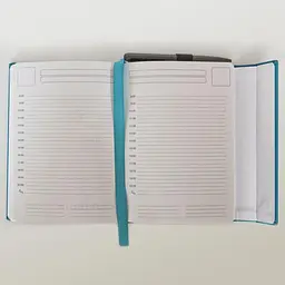 Щоденник-мотиватор KIRI Sketch на магнітах недатований у книжковій палітурці Бірюзовий - мініатюра 4