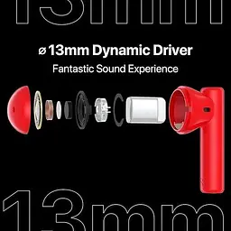 Бездротові навушники Umidigi AirBuds U червоні - мініатюра 3