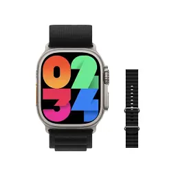 Смарт-годинник Hk8 pro Max Ultra сенсорний українське меню black (16079) - мініатюра 5
