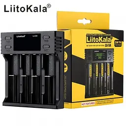 Зарядний пристрій для 4-х акумуляторів 18650 26650 21700 АА ААА Li-Ion LiFePO4 NiMH LiitoKala Lii-S4 - мініатюра 2