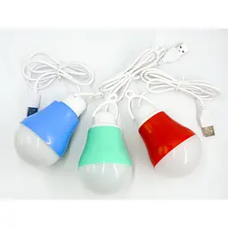 Світильник Dengos LED-BULB-5V5W-BLUE (USB з LED-лампочкою) - мініатюра 2