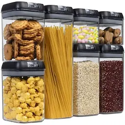 Набір контейнерів для їжі, 7 предметів, FOOD Storage Container Set 7 pcs - мініатюра 4