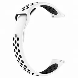 Силіконовий ремінець Active Air для Smart Watch 20mm White / Black