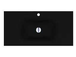 Умивальник Miraggio JESSEL 1000 BLACK (8813468) Mirasoft, Матовий, Накладний/Врізний, Чорний - мініатюра 2