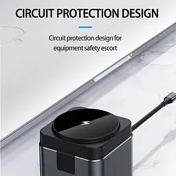 БЗП Wi-W025 Cube 9in1 USB-C + HUB Gray Wiwu teh0029894 - мініатюра 6