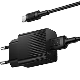 МЗП Borofone BAS71A Source 10.5W (1USB-A) + кабель USB to Type-C Black - мініатюра 3