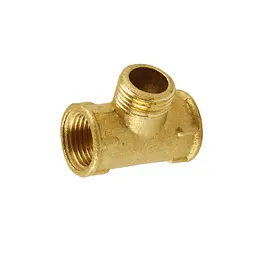 Трійник латунний 3/4″ВР х 3/4″ЗР х 3/4″ВР ливарний 663Б 000011542 - мініатюра 2