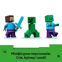 Конструктор LEGO Minecraft Будинок з вибухівки в джунглях 287 деталей (21275) - мініатюра 16