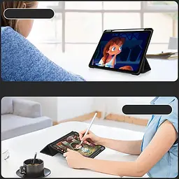 Чохол-книжка BeCover Soft Edge TPU з кріпленням Apple Pencil для Apple iPad Pro 12.9 2020/2021/2022 Black (711708) - мініатюра 4