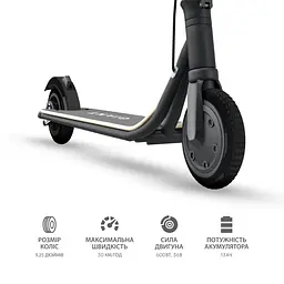 Електросамокат GIANT U9 PRO 600W 13Ah 9.25 дюймів, чорний ( з посиленим акумулятором) - мініатюра 11
